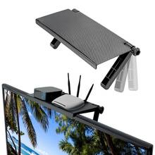 Estante de almacenamiento superior para pantalla de TV, caja de estante ajustable con Wifi, duradera, multifunción, organizador de herramientas, Monitor de ordenador, IU005 2024 - compra barato