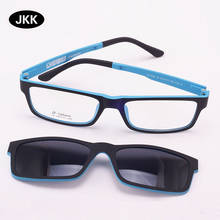 Ultra-lightGlasses Magnet Clip on Sunglasses Myopia Frame Polarized Eyeglasses Functional 3D Glasses Ultem Uv 400 Glasses jkk70 2024 - buy cheap