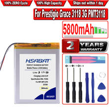 HSABAT-Batería de 5800mAh para tableta, 357090, 3G, PMT3118, 3 líneas, para Prestigio Grace 3118 2024 - compra barato
