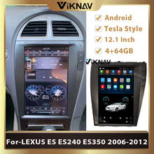 2din android автомобильный мультимедийный плеер для LEXUS ES ES240 ES350 2006-2012 автомобильное радио Авторадио GPS навигация MP4 DVD плеер 2024 - купить недорого