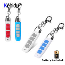 433MHz Wireless Remote Control With Key Chain Electric Copy Controller Universal Mini Wireless Transmitter Switch 4 Buttons 2024 - buy cheap