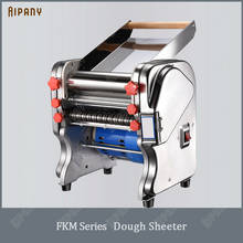 Polia elétrica para massa fkm240, máquina de prensa elétrica de massa para uso doméstico/comercial de aço inoxidável 2024 - compre barato