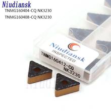 10Pcs TNMG160404 CQ NK3230 TNMG160408 CQ NK3230 100% Original Carbide Insert CNC Lathe Tool Turning Cutting Inserts Steel Tools 2024 - buy cheap