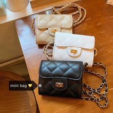 Mini bolso cruzado de marca para mujer, bolsas de mensajero de hombro con cadena, monedero pequeño 2024 - compra barato