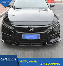 For  Honda INSPIRE Body kit spoiler 2015-2018 For inspire ABS Rear lip rear spoiler front Bumper Diffuser Bumpers Protector 2024 - buy cheap