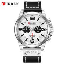 CURREN Brand Business Quartz Movement Men's Leather Band 30M Waterproof Date Wristwatches 2024 - buy cheap