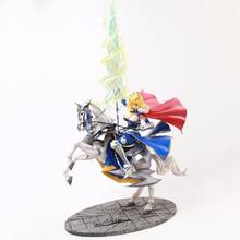 Saber fate/grand ordem 45cm, brinquedo colecionável de pvc na forma da estátua do anime 2024 - compre barato