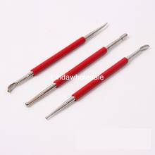 Handmade leather diy leather carving stroke pen drawing pen double stylus 2024 - buy cheap