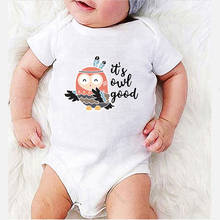 Boy Infant Children Jumpsuits It's Owl Good  Printed Cartoon Cotton for Newborns Girl Winter Clothing Baby Clothes Bodysuit 2024 - buy cheap