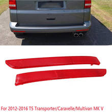 Cubierta de parachoques Compatible con Transporter T5 Caravelle Multivan 2012-16, Reflector trasero, lámpara de freno trasera reflectante (lente roja) 2024 - compra barato