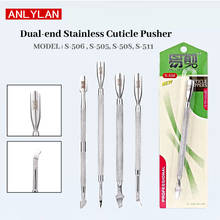 Stainless Steel Nail Art Dual-ended Finger Dead Skin Cut Remover Cuticle Pusher Manicure Pedicure Nail Care Tools 2024 - buy cheap