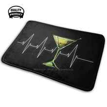 I Heartbeat Cocktail Hour Dirty I Glass 3D alfombrilla suave antideslizante alfombra cojín Ique I Lover I Drink Happy Cool Quote I Team 2024 - compra barato