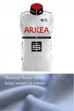 WINTER FLEECE THERMAL 2019 ARKEA SAMSIC  TEAM Sleeveless Cycling Vest Mtb Clothing Bicycle Maillot Ciclismo Bike Clothes 2024 - buy cheap