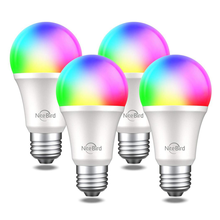 Smart Light Bulb NiteBird Dimmable WiFi Bulbs Works with Alexa  Google Home,Smart life RGB+W Color Changing LED Lights Bulbs 2024 - buy cheap