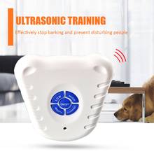 Collar de Control para dejar de ladrar para perro y mascota, dispositivo de entrenamiento con botón de clic, Collar ultrasónico ajustable, antiladridos, suministros para mascotas, nuevo 2024 - compra barato