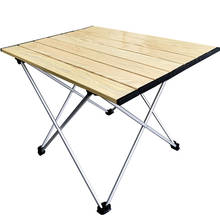 Ultralight Compact Camping Folding Table with Carry Bag, (Wood Grain - M) 2024 - buy cheap