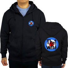 Sudadera con capucha de Shack para hombre, prenda deportiva masculina de color negro con cremallera y música de The Who, ideal para primavera y otoño, sbz6358 2024 - compra barato