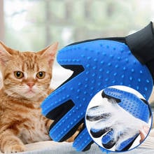 Silicone Pet Grooming Glove For Cats hair Brush Comb Cleaning Deshedding Pets Products for Cat Dog Removal Hairbrush For Animals 2024 - buy cheap