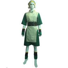 2019 Avatar The Last Airbender Toph Bei Fong Cosplay Costume with hair accessory 2024 - buy cheap