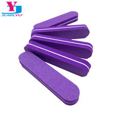 20Pcs Sandpaper Nail File Buffer 100/180 Manicure Pedicure Strong Thick Bloc Polissoir Ongle High Quality Tip Art Styling Purple 2024 - buy cheap