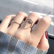New Trendy Charm Human Face Rings For Women Men Boho Knuckle Party Rings Punk Cocktail Jewelry Girls Gift anillos bijoux 2024 - buy cheap