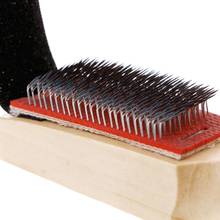 Limpadores de fio de madeira com camurça 53ca, escova de limpeza para sapatos 2024 - compre barato