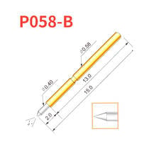 Pino de teste de mola de 100mm, pino especial de pino pcb de mola para cima reta 2024 - compre barato