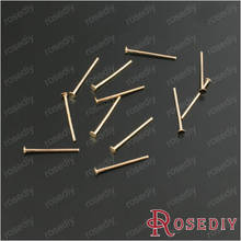 Wholesale Length 16mm Champagne Gold color Iron T-Head Pins & Needles Diy Jewelry Findings 50g Roughly 700 Pieces(JM5610) 2024 - buy cheap