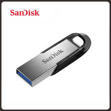 Sandisk-pen drive, cz73, usb 3.0, 128gb, 64gb, 32gb, 16gb, de metal, dispositivo de armazenamento para pc, frete grátis 2024 - compre barato