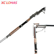 Automatic Fishing Rod 2.1/2.4/2.7/3.0m High Strength Telescopic Hybrid Carbon Fiber Fishing Pole with Holder for Sea Fishing 2024 - buy cheap