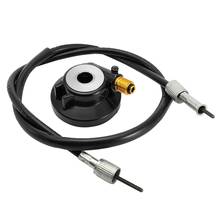 Engrenagem da movimentação do velocímetro da motocicleta 12mm com cabido do cabo para as peças do trotinette de gy6 50cc 150cc 2024 - compre barato