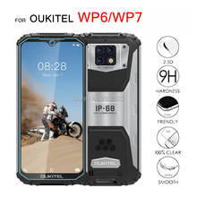 Película de vidro temperado para oukitel wp6 6.3 ", tela de 6.3", proteção à prova de arranhões, película de lcd 2024 - compre barato