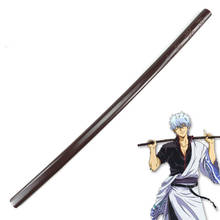 [Funny] 100cm Cosplay Anime GINTAMA Gintoki Sakata "Toyako" Wood weapon wooden Sword model Costume party Anime show gift toy 2024 - buy cheap