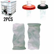 Filtro de nailon IBC para DN75, purificación de agua en tanques de agua de lluvia IBC, tonelada de ventilación, barril, cubierta de plástico, Tote, 2 uds. 2024 - compra barato