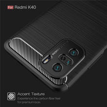 Capa para xiaomi poco f3, capa de celular à prova de choque, macia, de silicone tpu, de fibra de carbono, capa traseira poco f3 f2 pro, case poco f3 2024 - compre barato