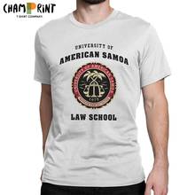 BCS University Of American Samoa Law School Men T Shirt Leisure Tees Short Sleeve Crewneck T-Shirts Pure Cotton 4XL 5XL Clothing 2024 - buy cheap