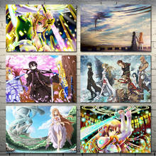 Sword art Online Animation Canvas Hd Prints Pictures Wall Artwork Painting Home Decoration Modular Poster Living Room No Framed 2024 - buy cheap