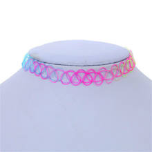 Collar de hilo de pescado para niña, accesorio de moda de Color, recuerdo de fiesta, regalo de cumpleaños, suministros de fiesta, evento festivo, 1 ud. 2024 - compra barato