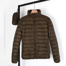 Newbang jaqueta masculina ultraleve de penas, casaco leve e corta-vento de tecido fosco 2024 - compre barato