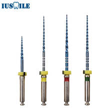 Dental Root Canal Heat Activation Niti Blue Rotary Files Endodontic 04 06 Taper Endo Files Dentistry Tools 2024 - buy cheap