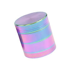 4 Layer Herb Spice Grinder, Weed Grinder Zinc Alloy Material Made Colorful 2024 - buy cheap