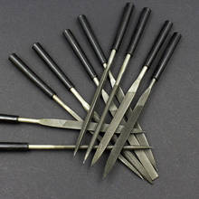 10 limas de juego de Limas de aguja para joyería de piedra de vidrio y Metal herramienta para tallar madera 2024 - compra barato