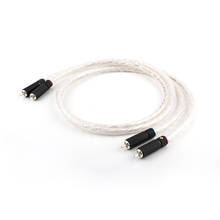 Hifi Audio RCA Plug Audio Cable Liton Silver Plated Dual Filter Ring Fever Audio Signal Cable RCA to RCA 2024 - buy cheap