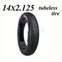 Neumático de vacío de 14 pulgadas, 14x2.125, sin cámara para piezas de vehículos eléctricos, 14x2.125 2024 - compra barato