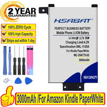 Top Brand 100% New 3000mAh MC-354775-03 Battery for Amazon Kindle PaperWhite S2011-003-S 58-000008 DP75SD1 Batteries + free gfit 2024 - buy cheap