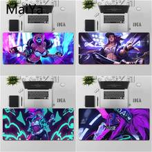 Maiya-mouse pad maiya de alta qualidade, lol, kda, popstar, akali, mouse gamer, macio, frete grátis, grande, teclado 2024 - compre barato