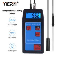 yieryi Salinity-8425 Portable Salinity/Temp Meter online with Replaceable probe  for aquarium，swimming pool， lab，drinking water 2024 - buy cheap