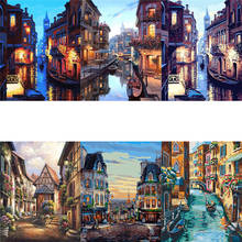 FSBCGT Venice City DIY Painting By Numbers Adults For Drawing On Canvas HandPainted Coloring By Numbers Home Wall Art Decor 2024 - buy cheap