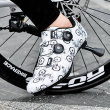 Zapatillas de Ciclismo para Hombre, calzado deportivo para bicicleta de montaña, con bloqueo, para carreras 2024 - compra barato