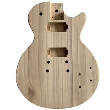 Candlenut-cuerpo de guitarra artesanal sin terminar, cuerpo de guitarra eléctrica, piezas de repuesto 2024 - compra barato